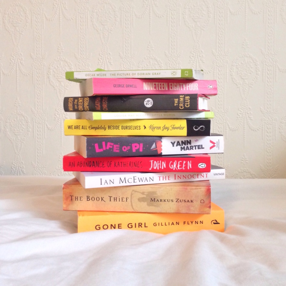 Stack of books from my TBR pile